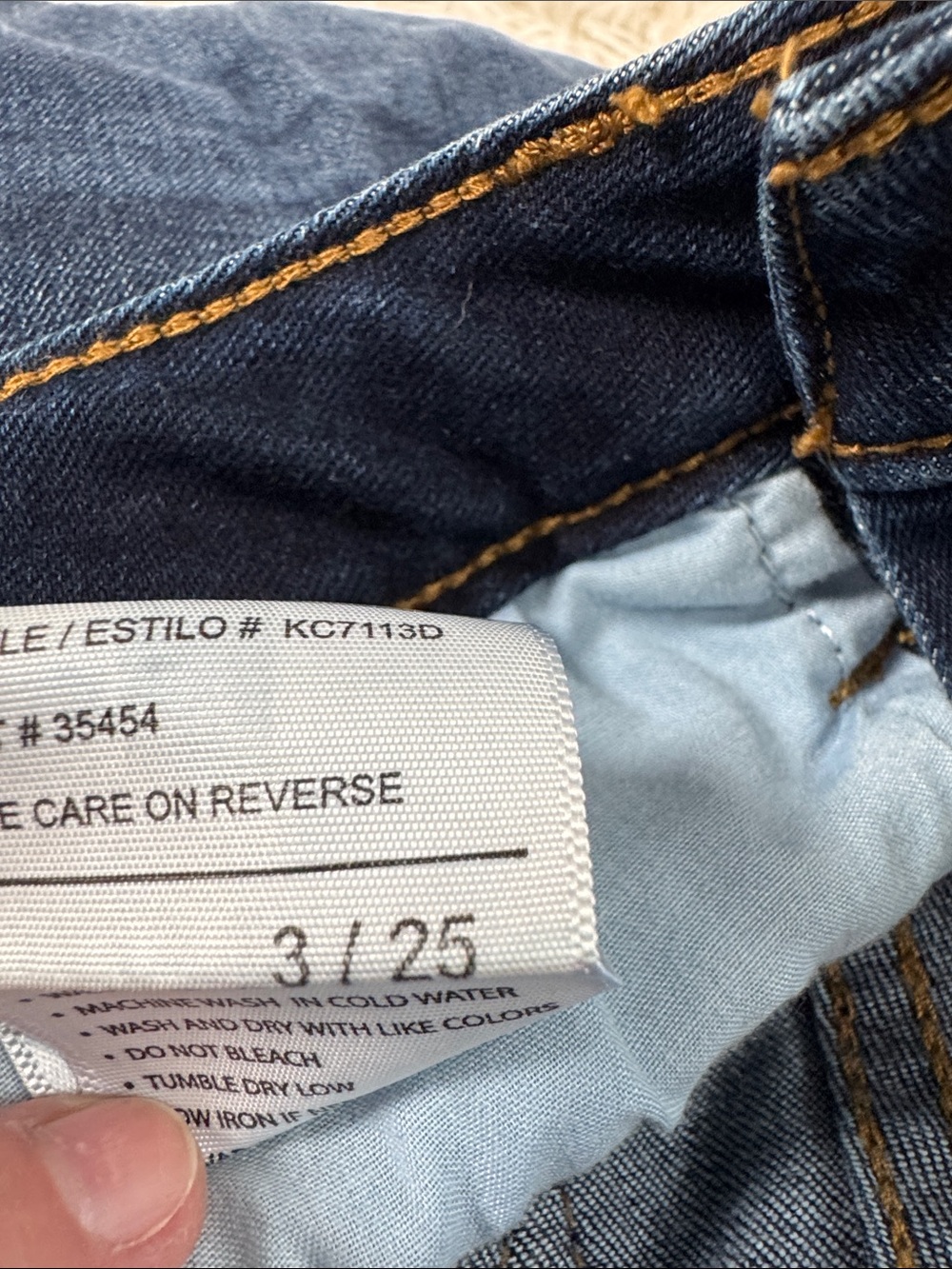 KanCan High-Rise Button-Fly Skinny Jeans 💗 Dark Blue - Picture 13 of 13